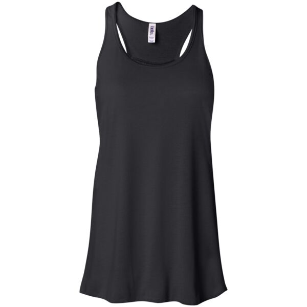 Ladies' Flowy Racerback Tank - Dark Thumbnail