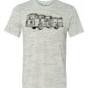 White Marble Unisex Poly-Cotton Short-Sleeve T-Shirt Thumbnail